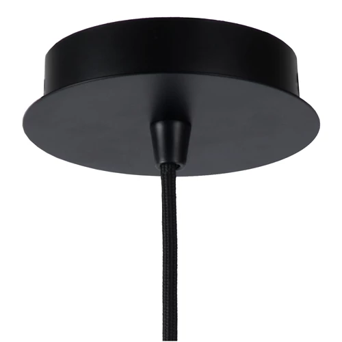 Lucide MALUNGA - Suspension - Ø 25 cm - 1xE27 - Noir - détail 1